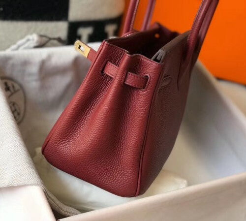 High Quality Luxury Hermes Birkin 25Cm Bag In Bordeaux product detail