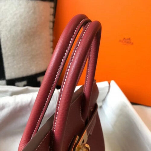 High Quality Luxury Hermes Birkin 25Cm Bag In Bordeaux product detail