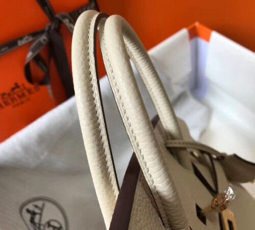 High Quality Luxury Hermes Birkin 25Cm Bag In Beton product detail