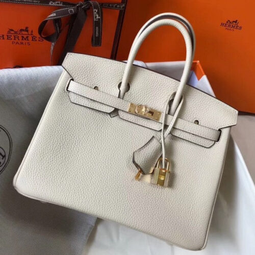 High Quality Luxury Hermes Birkin 25Cm Bag In Beton