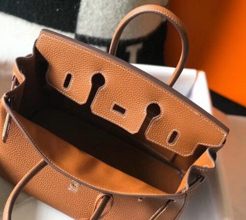 High Quality Luxury Hermes Birkin 25Cm Bag In Gold alternate view