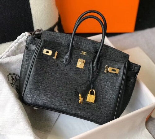 High Quality Luxury Hermes Birkin 25Cm Bag In Black product detail