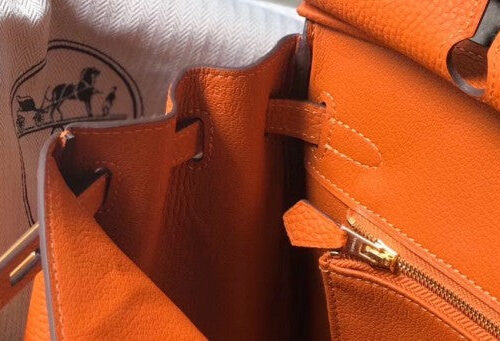 High Quality Luxury Hermes Birkin 25Cm Bag In Orange product detail