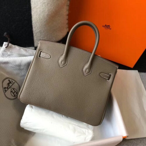 High Quality Luxury Hermes Birkin 25Cm Bag In Taupe product detail