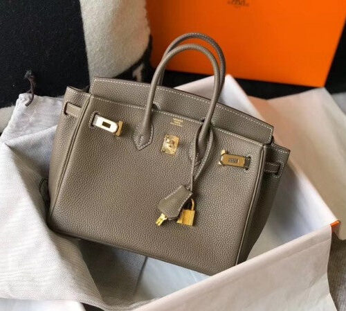 High Quality Luxury Hermes Birkin 25Cm Bag In Taupe product detail
