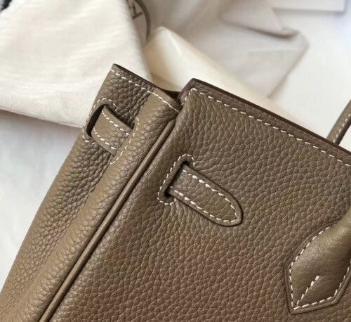 High Quality Luxury Hermes Birkin 25Cm Bag In Taupe product detail