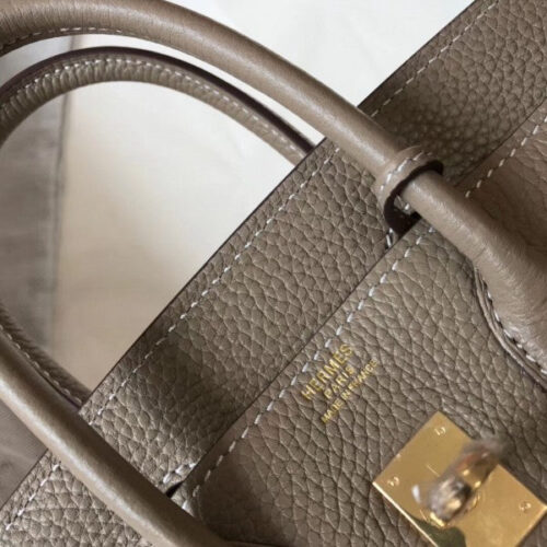 High Quality Luxury Hermes Birkin 25Cm Bag In Tourterelle product detail