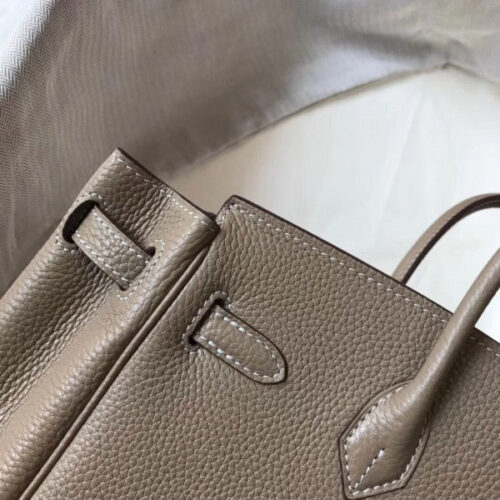 High Quality Luxury Hermes Birkin 25Cm Bag In Tourterelle product detail