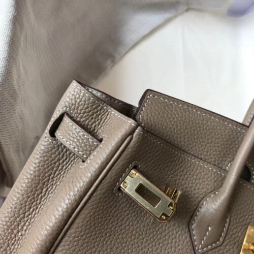 High Quality Luxury Hermes Birkin 25Cm Bag In Tourterelle product detail