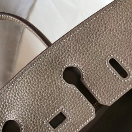 High Quality Luxury Hermes Birkin 25Cm Bag In Tourterelle product detail