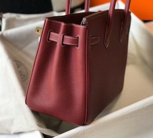 High Quality Luxury Hermes Birkin 30Cm Bag In Bordeaux product detail