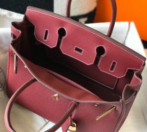 High Quality Luxury Hermes Birkin 30Cm Bag In Bordeaux product detail