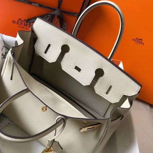 High Quality Luxury Hermes Birkin 30Cm Bag In Beton product detail