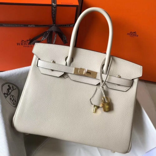 High Quality Luxury Hermes Birkin 30Cm Bag In Beton