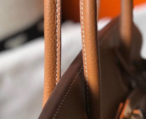High Quality Luxury Hermes Birkin 30 Bag – Gold Brown Tone product detail