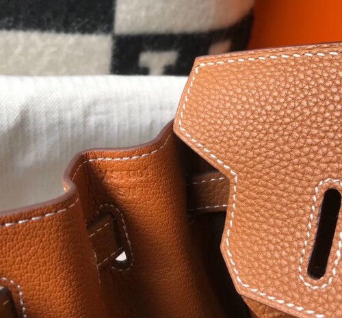 High Quality Luxury Hermes Birkin 30 Bag – Gold Brown Tone product detail