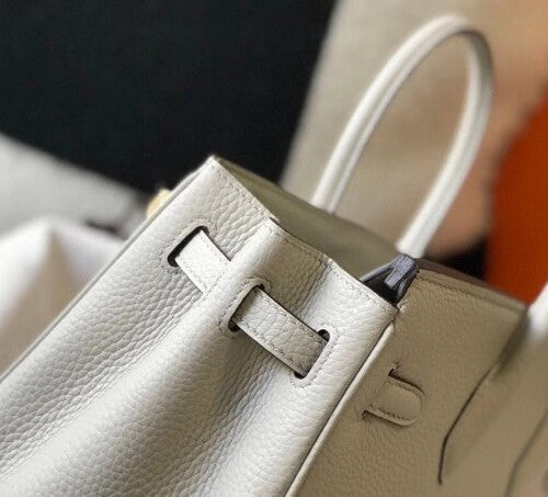 High Quality Luxury Hermes Birkin 30Cm Pearl Grey product detail