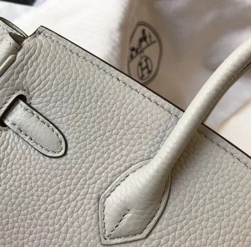 High Quality Luxury Hermes Birkin 30Cm Pearl Grey product detail