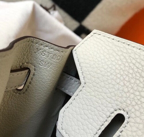 High Quality Luxury Hermes Birkin 30Cm Pearl Grey product detail