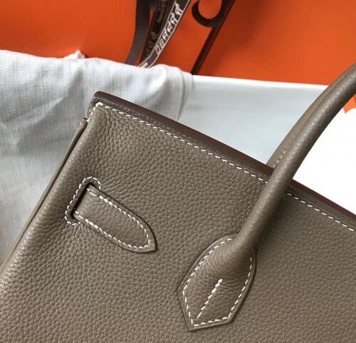 High Quality Luxury Hermes Birkin 30Cm Bag In Taupe product detail