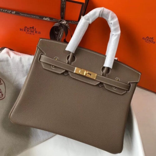 High Quality Luxury Hermes Birkin 30Cm Bag In Taupe