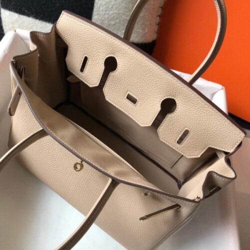 High Quality Luxury Hermes Trench Clemence Birkin 30Cm product detail
