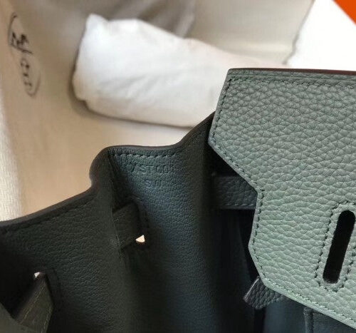 High Quality Luxury Hermes Birkin 30Cm Bag In Vert Amande product detail