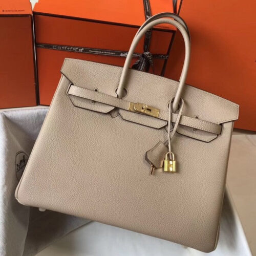 High Quality Luxury Hermes Birkin 35Cm Bag In Argile