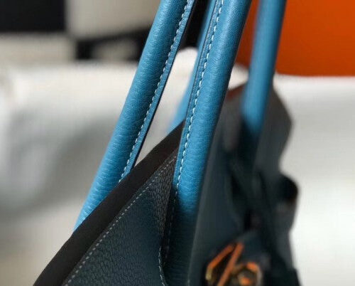 High Quality Luxury Hermes Birkin 35Cm Blue Jean product detail