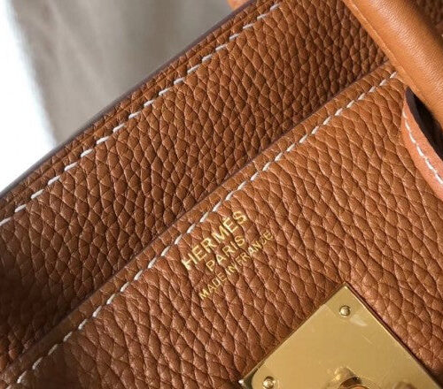High Quality Luxury Hermes Birkin 35 Bag – Gold Brown Tone product detail