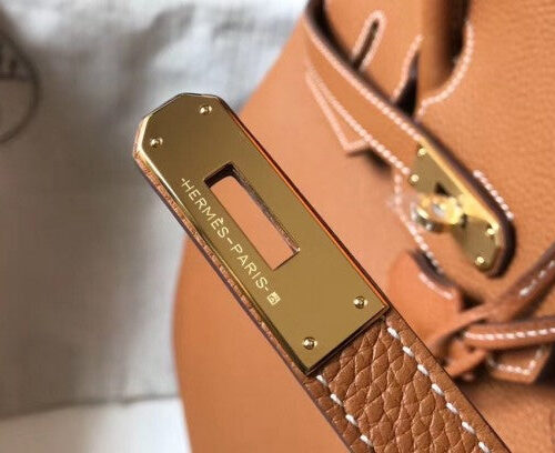 High Quality Luxury Hermes Birkin 35 Bag – Gold Brown Tone product detail