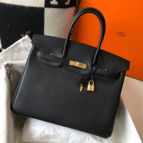 High Quality Luxury Hermes Birkin 35Cm Bag In Black