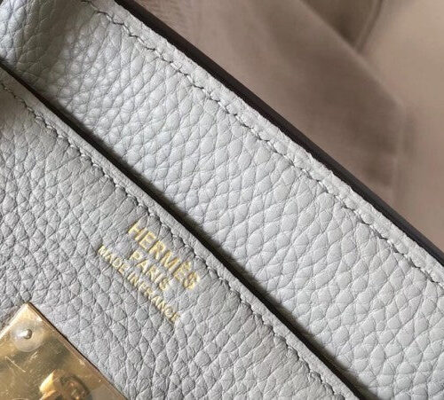 High Quality Luxury Hermes Birkin 35Cm Bag In Pearl Grey product detail