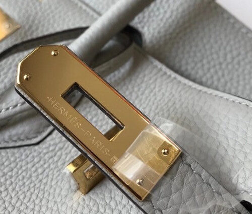 High Quality Luxury Hermes Birkin 35Cm Bag In Pearl Grey product detail