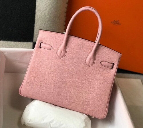 High Quality Luxury Hermes Birkin 35Cm Bag In Pink alternate view
