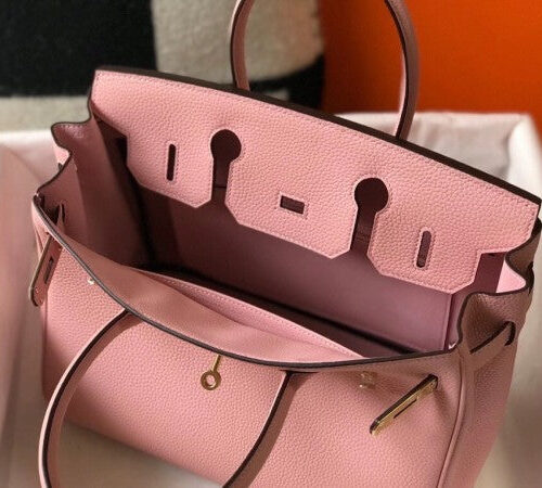 High Quality Luxury Hermes Birkin 35Cm Bag In Pink product detail