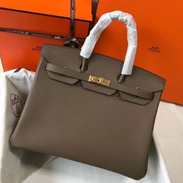 High Quality Luxury Hermes Birkin 35Cm Bag In Taupe