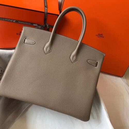 High Quality Luxury Hermes Birkin 35Cm Bag In Tourterelle product detail