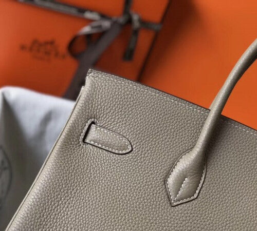 High Quality Luxury Hermes Birkin 35Cm Bag In Tourterelle product detail