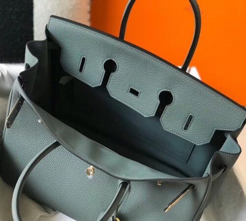 High Quality Luxury Hermes Birkin 35Cm Bag In Vert Amande product detail