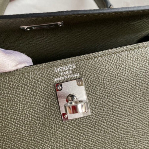 High Quality Luxury Hermes Kelly Sellier 25 In Vert De Gris product detail
