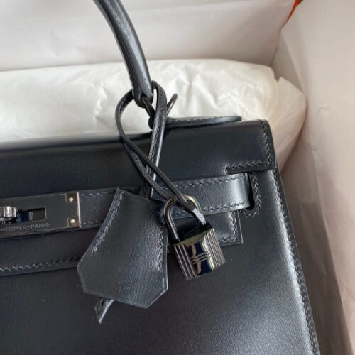 High Quality Luxury Hermes Kelly Sellier 28 Handmade Bag In Black product detail