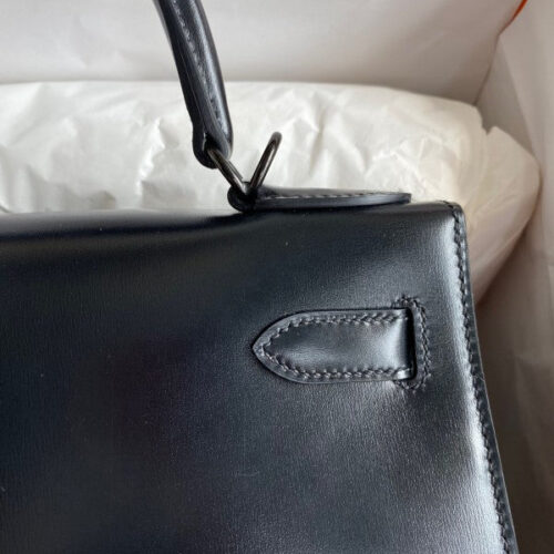 High Quality Luxury Hermes Kelly Sellier 28 Handmade Bag In Black product detail
