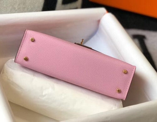 High Quality Luxury Hermes Kelly Mini Ii Bag In Mauve Sylvestre product detail