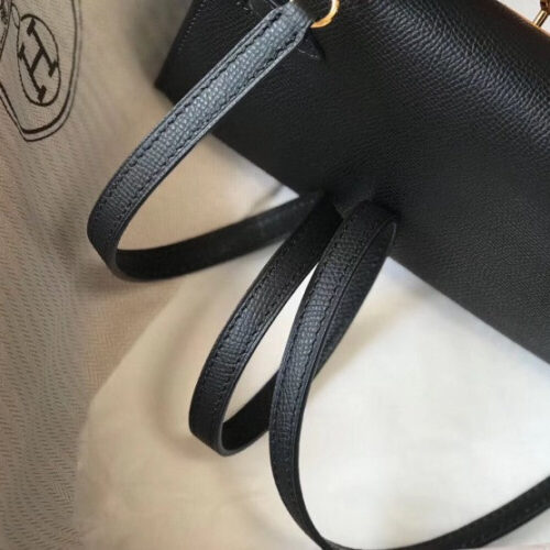 High Quality Luxury Hermes Kelly Mini Ii Bag In Black product detail