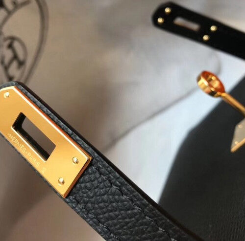 High Quality Luxury Hermes Kelly Mini Ii Bag In Black product detail