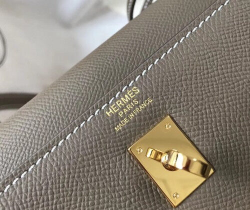 High Quality Luxury Hermes Kelly 25Cm Sellier Bag In Taupe product detail