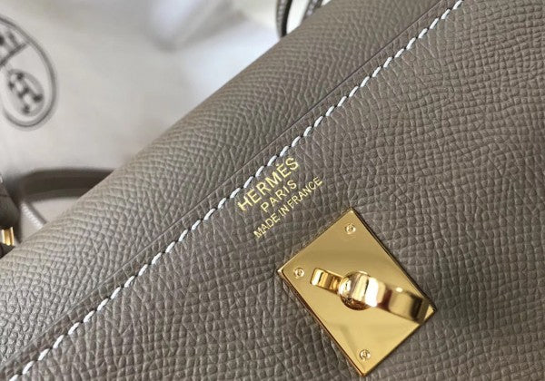High Quality Luxury Hermes Kelly 25Cm Sellier Bag In Taupe product detail