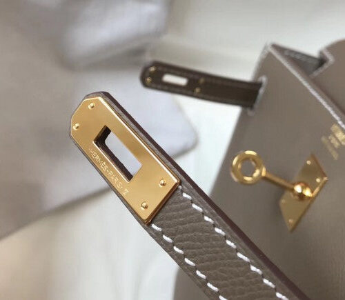High Quality Luxury Hermes Kelly 25Cm Sellier Bag In Taupe product detail
