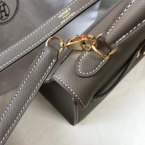 High Quality Luxury Hermes Kelly 25Cm Sellier Bag In Taupe product detail